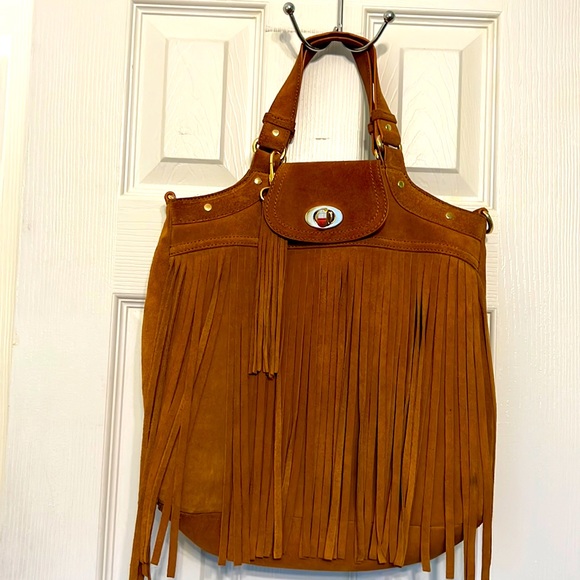 Paradox Handbags - Paradox Vintage Suede Satchel